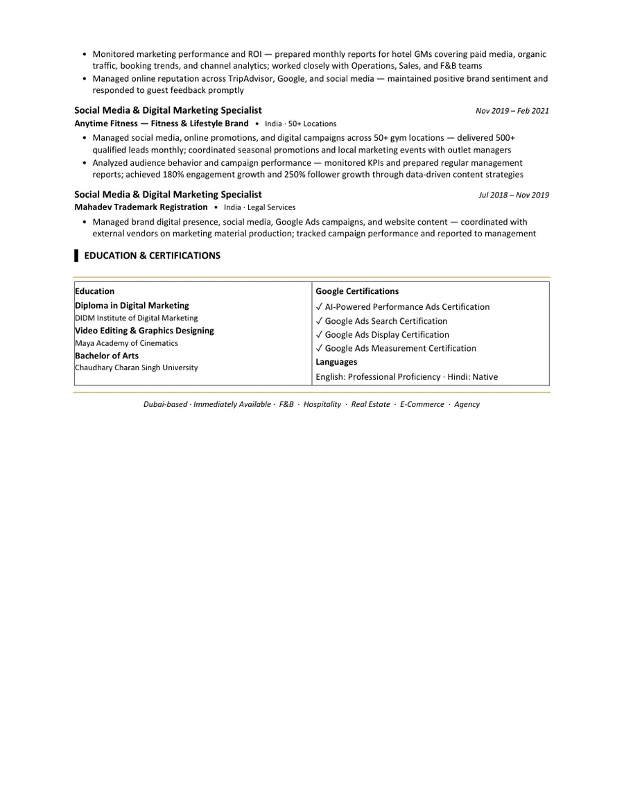 CV page 3